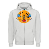 Dove Grey cheerleading skeleton halloween cheer skeleton cheerleader t shirt Zipper Hoodie - DesignPulse