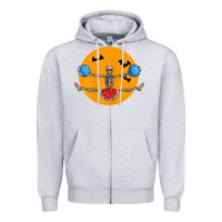 Heather Grey cheerleading skeleton halloween cheer skeleton cheerleader t shirt Zipper Hoodie - DesignPulse