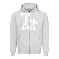 Dove Grey t birds greaser thunderbirds 1970s t birds pullover hoodie Zipper Hoodie - DesignPulse