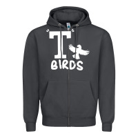 Smoke t birds greaser thunderbirds 1970s t birds pullover hoodie Zipper Hoodie - DesignPulse