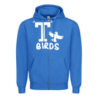 True Royal t birds greaser thunderbirds 1970s t birds pullover hoodie Zipper Hoodie - DesignPulse