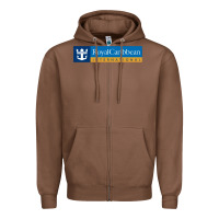 Chestnut Royal Caribbean International Zipper Hoodie - DesignPulse