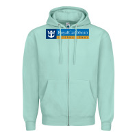 Seafoam Royal Caribbean International Zipper Hoodie - DesignPulse