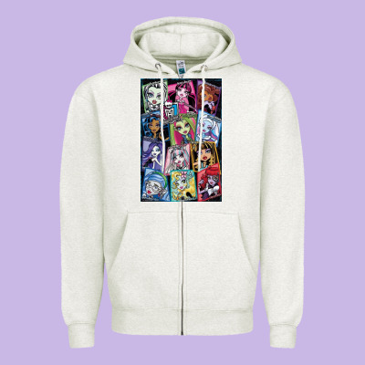Monster High Character Zipper Hoodie Designed By Designpulse
