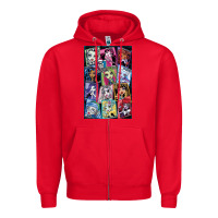 Red monster high character Zipper Hoodie - DesignPulse