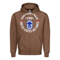 Chestnut senior master sergeant retired air force retirement gifts t shirt Zipper Hoodie - DesignPulse