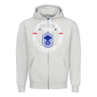 Dove Grey senior master sergeant retired air force retirement gifts t shirt Zipper Hoodie - DesignPulse