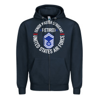 Navy senior master sergeant retired air force retirement gifts t shirt Zipper Hoodie - DesignPulse
