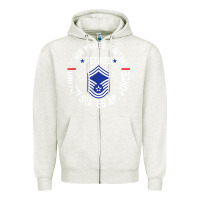 Oatmeal Heather senior master sergeant retired air force retirement gifts t shirt Zipper Hoodie - DesignPulse