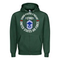 Sports Green senior master sergeant retired air force retirement gifts t shirt Zipper Hoodie - DesignPulse