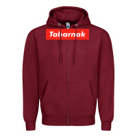 Burgundy tabarnak quebec french canadian canada profanity sacre cuss premium t Zipper Hoodie - DesignPulse