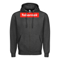 Charcoal Heather tabarnak quebec french canadian canada profanity sacre cuss premium t Zipper Hoodie - DesignPulse