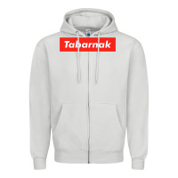 Dove Grey tabarnak quebec french canadian canada profanity sacre cuss premium t Zipper Hoodie - DesignPulse