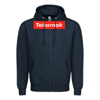 Navy tabarnak quebec french canadian canada profanity sacre cuss premium t Zipper Hoodie - DesignPulse
