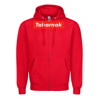 Red tabarnak quebec french canadian canada profanity sacre cuss premium t Zipper Hoodie - DesignPulse