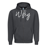 Smoke wifey sweat(b) Zipper Hoodie - DesignPulse