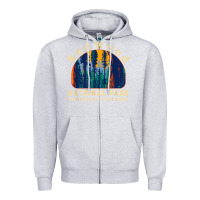 Heather Grey redwood national park california retro vintage cam Zipper Hoodie - DesignPulse