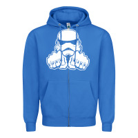 True Royal dark side knuckle starwars stormtrooper 2 Zipper Hoodie - DesignPulse
