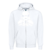 White dark side knuckle starwars stormtrooper 2 Zipper Hoodie - DesignPulse