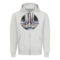 Dove Grey Starfighter (The Last Starfighter) Zipper Hoodie - DesignPulse