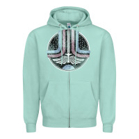 Seafoam Starfighter (The Last Starfighter) Zipper Hoodie - DesignPulse