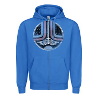 True Royal Starfighter (The Last Starfighter) Zipper Hoodie - DesignPulse