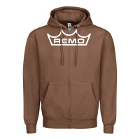 Chestnut remo musical company Zipper Hoodie - DesignPulse