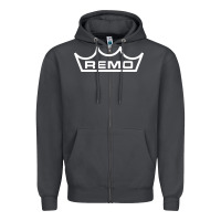 Smoke remo musical company Zipper Hoodie - DesignPulse