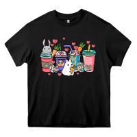 Black Easter Day coffee drink Heavy Core Tee - HowdyJamesFarm