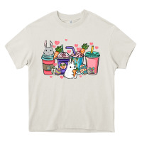 Cream Easter Day coffee drink Heavy Core Tee - HowdyJamesFarm