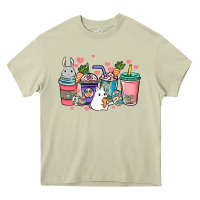 Mossy Easter Day coffee drink Heavy Core Tee - HowdyJamesFarm