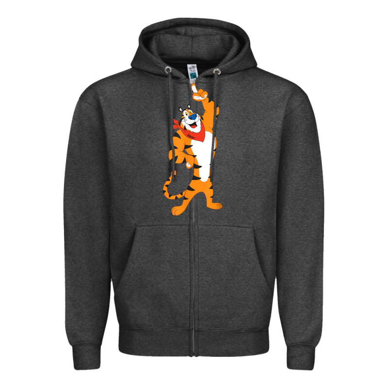 Frosted Flakes Tony The Tiger T Shirt Zipper Hoodie by DesignPulse | Teevron