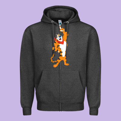 Frosted Flakes Tony The Tiger T Shirt Zipper Hoodie Designed By Designpulse