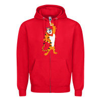 Red Frosted Flakes Tony The Tiger T Shirt Zipper Hoodie - DesignPulse