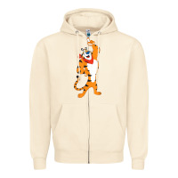 Sandshell Frosted Flakes Tony The Tiger T Shirt Zipper Hoodie - DesignPulse