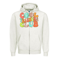 Oatmeal Heather cool teachers club funny smile teachers club squad t shirt Zipper Hoodie - DesignPulse