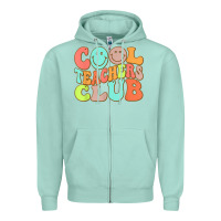 Seafoam cool teachers club funny smile teachers club squad t shirt Zipper Hoodie - DesignPulse