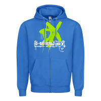 True Royal D GENERATION X, D GENERATION X vinatge, D GENERATION X art, D GENERATI Zipper Hoodie - DesignPulse