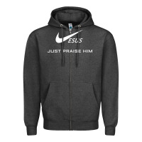 Jesus Just Praise Him Zipper Hoodie | Teevron