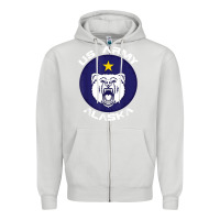 Dove Grey us army alaska polar bear patch t shirt Zipper Hoodie - DesignPulse