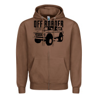 Chestnut off roader bronco Zipper Hoodie - DesignPulse