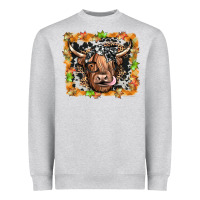 Highland Cow Heavyweight Sweatshirt | Teevron