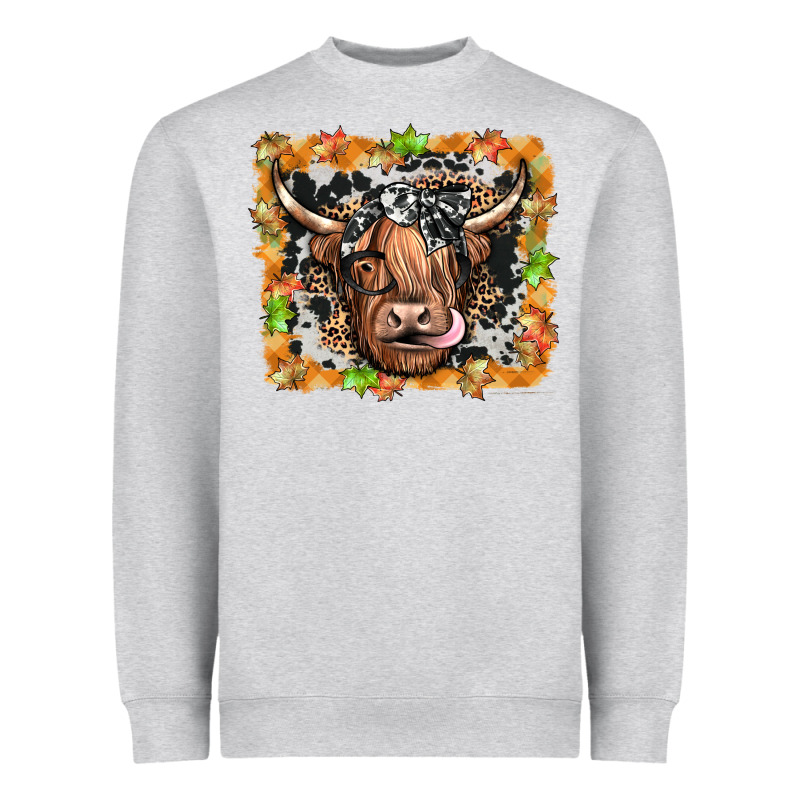 Highland Cow Heavyweight Sweatshirt by JahusDesignShop | Teevron