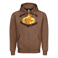Chestnut yogi bear average bear Zipper Hoodie - DesignPulse
