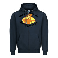 Navy yogi bear average bear Zipper Hoodie - DesignPulse