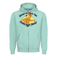 Seafoam yogi bear average bear Zipper Hoodie - DesignPulse