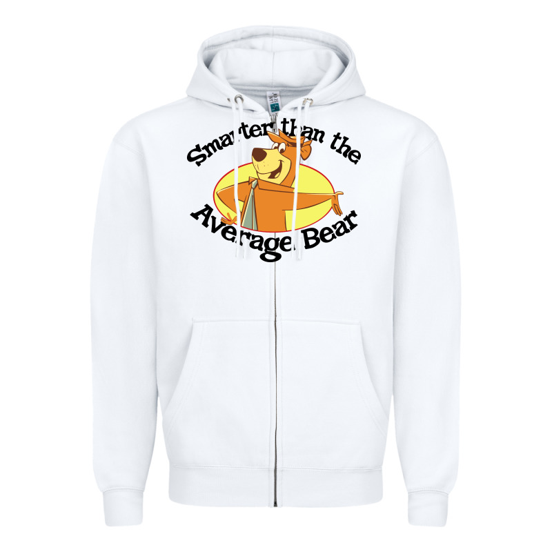 Yogi Bear Average Bear Zipper Hoodie by DesignPulse | Teevron