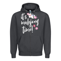 Smoke womens mahjong gift for her mahjong player v neck t shirt Zipper Hoodie - DesignPulse