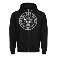 Black drexel university Zipper Hoodie - DesignPulse
