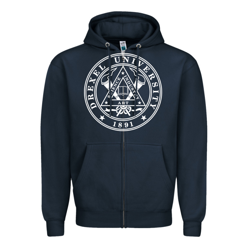 Drexel University Zipper Hoodie by DesignPulse | Teevron